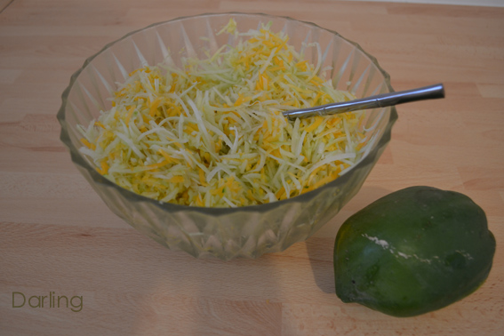 Salade de papaye